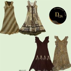 Rich Cocoa: Y2K Vintage Brown Dress (GRV-11-177)