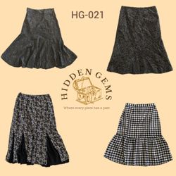 Y2k mixed floral skirts(HG-021)