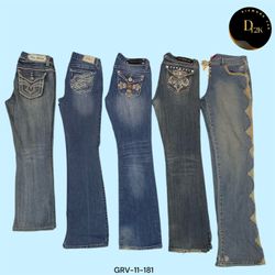 Trendy Y2K Wide-Leg Jeans (GRV-11-181)