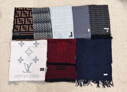 #VV187 Luxury Scarves: LV, Hermes, Versace, Dolce&..