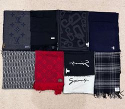 #VV188 Luxury Scarves: LV, Dior, Dolce&Gabbana, Gu..