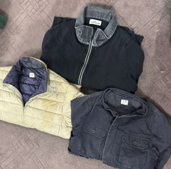 C.p & stone island jackets 10 pcs