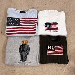 #VV214 Ralph Lauren Premium/Flag Sweaters 20 PCs