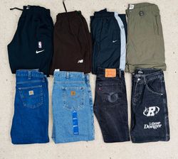 #VV223 Carhartt/Levis/Nike Mix Bottoms 10 PCs