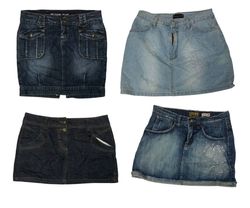 Denim Mini skirt (S-763)