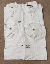 #VV255 Lacoste White Shirts 30 PCs