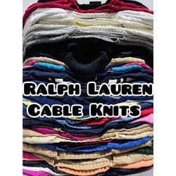 #LAV008 Ralph Lauren Cable Knit Sweaters