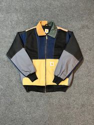 Vintage Carhartt Rework Style Patchwork Detroit Ja..