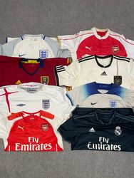 Football shirts mix brands