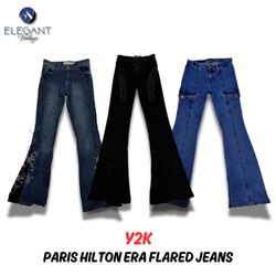 Y2K Paris Hilton Era Flared Jeans - 10 pieces - EV..