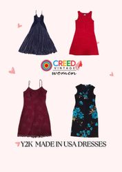 Vestidos CR2851 Y2K Hecho en EE. UU. - 8 Pcs