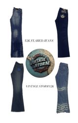 Y2K Flared Jeans - 8 Pcs