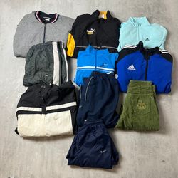 Mixed Branded Jackets Trackpants, adidas, nike, pu..