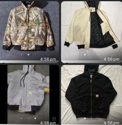 Carhartt Rework Style Hooded Jackets - 24 pcs