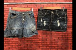 Y2k Denim Minirocke 10 Stück