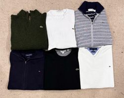 #VV267 Lacoste & Tommy Sweaters 30 PCs