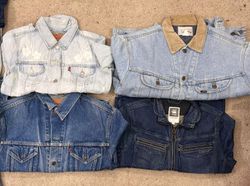 #VV274 Levi’s, Lee, and G-Star Denim Jacket 5 PCs