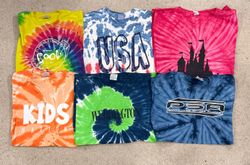 #VV227 Tye dye T-Shirts Mix Brand 30 PCs