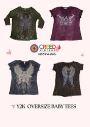 CR2860 Y2K Baby Tees - 12 Pcs