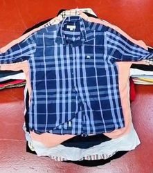 Camisas de algodão Burberry
