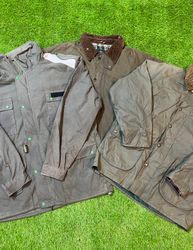 Vintage branded oil wax workwear jackets