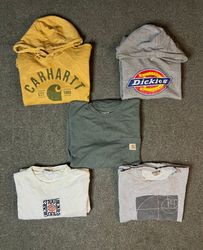 Vêtements de sport Carhartt et Dickies, sweats à c..