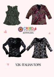 CR2866 Y2K Italian Tops - 10 Pcs
