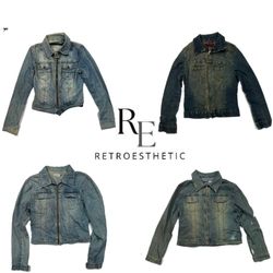 Y2K Denim Unique Jacket (RE-195)