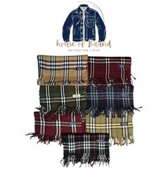 Y2k Burberry scarves