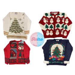 Vintage Y2K Knits Christmas Edition 2: 12 Sweaters