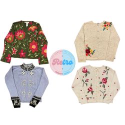 Floral Vibes Y2K Knit Mix: 5 Sweaters