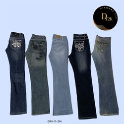 Trendy Y2K Flare Jeans (GRV-11-214)