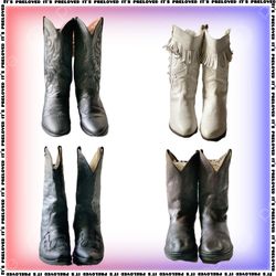 Steal Deal $14 Unique cowboy boots(SS-888)