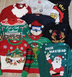 Vintage Chrismas Sweaters - 20 Pieces