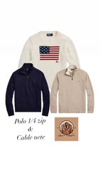 Polo Ralph Lauren 1/4 Zip 18 pièces