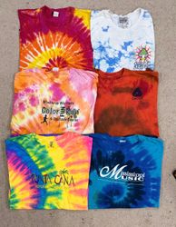 #VV281 Tye dye T-Shirts Mix Brand 20 PCs