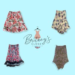 Y2K Bloom Revival Poly Skirts - 15 Pieces ( BC-11-..