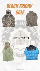 Tnf,  Napapijri, Burberry, and Adidas Puffers 13 P..