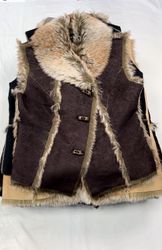 Y2K Faux Fur Fluffy Gilets X12