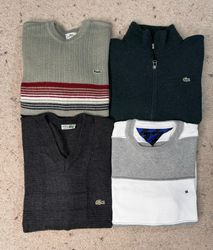 #VV333 Lacoste & Tommy Hilfiger Sweaters 20 PCs