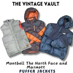 Montbell The North Face and Marmot-25 pcs