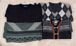 #VV299 Printed Y2K Sweaters Mix Brands 15 PCs