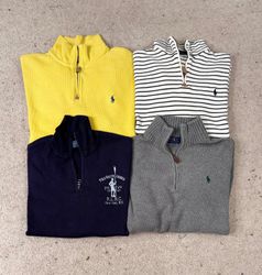 #VV350 Ralph Lauren 1/4th Zip Sweater 15 PCs