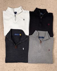 #VV351 Ralph Lauren 1/4th Zip Sweater 15 PCs