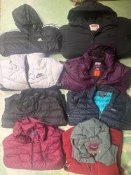 Puffer jacket mix brand 14 pcs