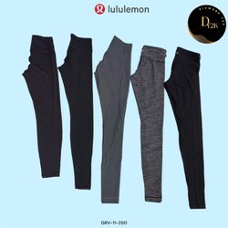 Lululemon Schwarze Onyx Performance Leggings (GRV-..