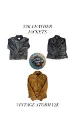 Y2K LEATHER JACKETS