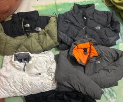 The North Face puffer jackets