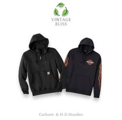 Carhartt & Harley Davidson Hoodies