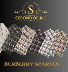 Écharpes Burberry 100% Authentiques